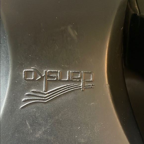 Dansko Sacha Black Comfort Sandal Women's 9.5/40 Euro Wedge Summer - Picture 8 of 9